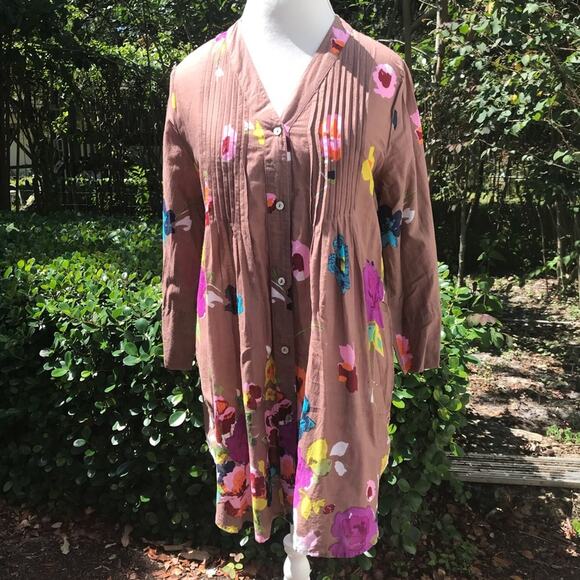 Soft Surroundings English Garden Tunic - Picture 1 of 8